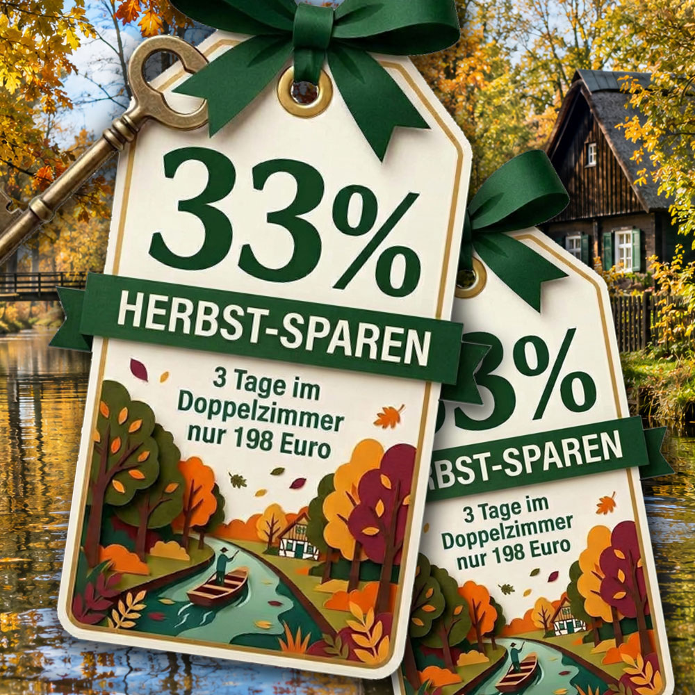 spreewald-pension-herbst-sparen-2 Gönnen Sie sich eine Auszeit – wir schenken Ihnen eine Übernachtung!